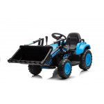 Elektrický traktor s lyžicou BW-X002A- modrý